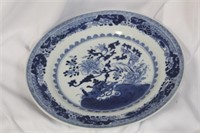 An Antique Chinese Blue and White Export Plate