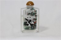 An Inside Painting Crystal Or Glass Snuff Bottle