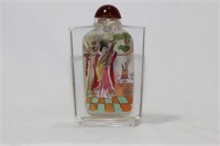 An Inside Painting Crystal or Glass Snuff Bottle