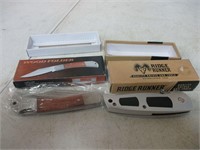 2 New Knives - Ridge Runner & Wood Folder