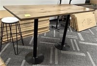 6' X 30" WOOD TOP LUNCH ROOM TABLE