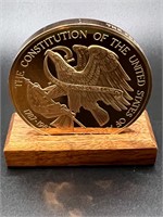 The Constitution Bicentennial Medal Solid Bronze