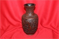 An Antique Lacquer Cinnabar Vase