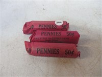 Lot of Wheat Pennies 1955D & 1952D