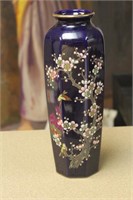 Vintage Japanese Bird and Floral Vase