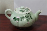 A Vintage Chinese or Asian Celadon Teapot