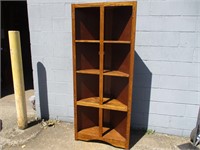 Wood Corner Cabinet 30x20x72"