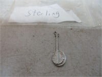Sterling Silver Banjo Pendant