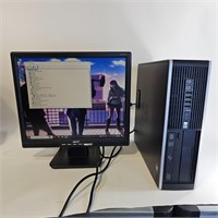 HP Desktop Computer with Monitor