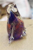 Small Artglass Penguin