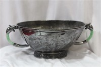 A Chinese Export Silverplated Bowl