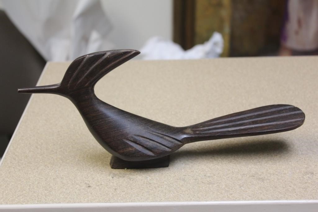 Exotic Wood Carved Bird
