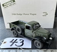 Die Cast Danbury Mint 1946 Dodge Power Wagon