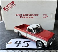 Die Cast Danbury Mint 1972 Chevrolet Cheyenne C10