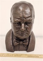 Bronze Bust of William Churchill By J. Williams-