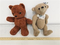 (2) Teddy Bears- Including Cuddle Toys Styled By