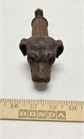 Cast Iron Dog Head w Screw End- 6" long- Possible