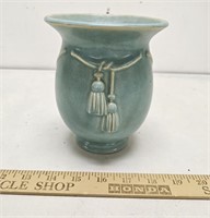 Weller Pottery Blue Vase- 5" Tall- No Chips