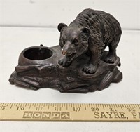 Antique Cast Metal Bear Lamp- Marked JB 2286-