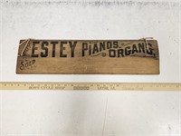 Buy Estey Pianos Organs Wooden Hanging Sign- 22x6