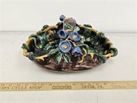 Majolica Style Basket- Made In Austria- Has One