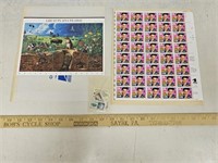 1992 Elvis 29 cent Stamps, complete sheet of 40