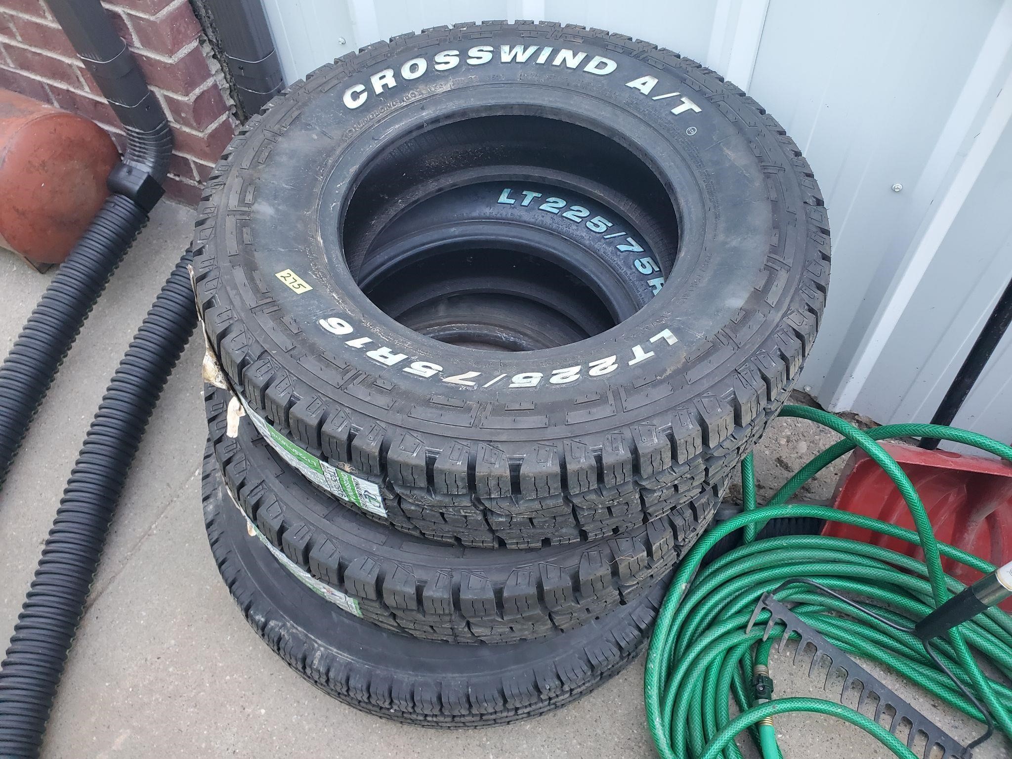 (2) Tires and a Spare