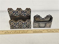 Victorian Silverplate Card Holders