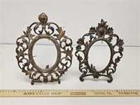 Pair of Brass Picture Frames