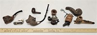 Antique Pipe parts and Bowls