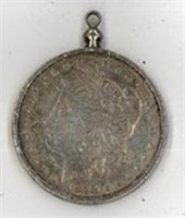 1878 Morgan Silver Dollar Pendant