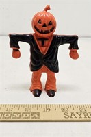 1950s Rosbro Halloween Scarecrow Jack-O-Lantern