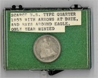 1853 US Quarter