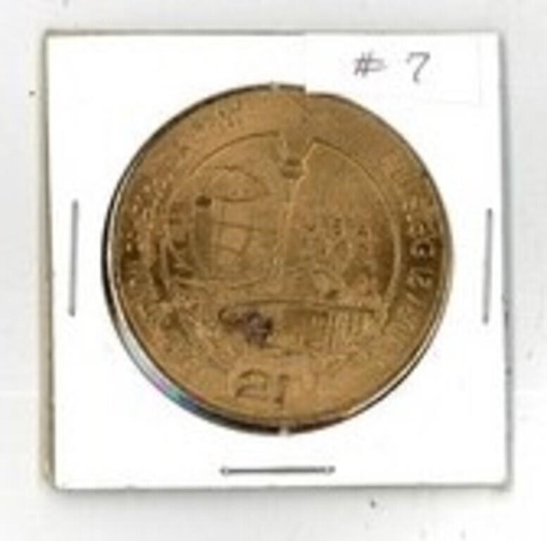 1962 Seattle Worlds Fair One Dollar Coin