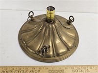 Vintage Brass Ceiling Light Fixture- Needs Wiring