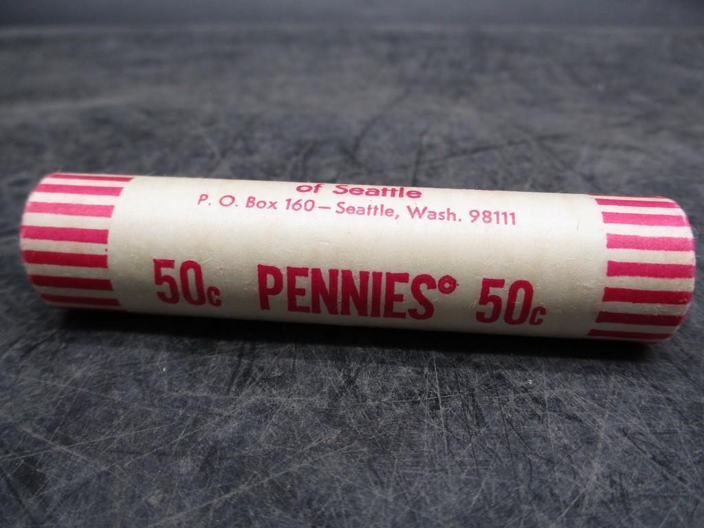 1972S Uncirculated Penny Bank Roll