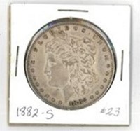 1882S Morgan Silver Dollar