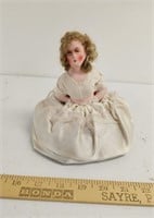 Antique Sitting Doll w Long Hair