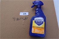 4 bottles Microban Cleaner