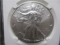 2014 Silver Eagle - Signed by Elizabeth Jones