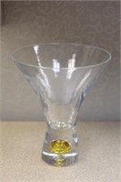 Decorative Art Glass Cup