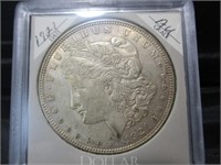 1921 AU Morgan Silver Dollar
