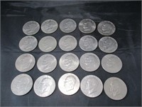 Group of 20 Bicentenial Eisenhower Dollars