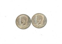1967 & 1968 Kennedy Half Dollars