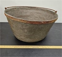 Large Copper Pot- 12" Tall x 20" across