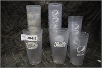 Pepsi and Dr Pepper Glasses
