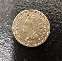 1864 Indian Head Penny - High Grade