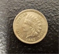 1863 Indian Head Penny - High Grade /