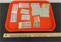 Old Unused Blocks of Stamps- Including West Point