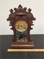 Antique Gilbert Clock Co Mantle Clock- Has Key &